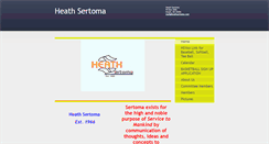 Desktop Screenshot of heathsertoma.com